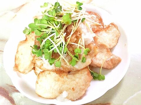 さっぱりヘルシー!鶏むね肉のおろしポン酢乗せ♪